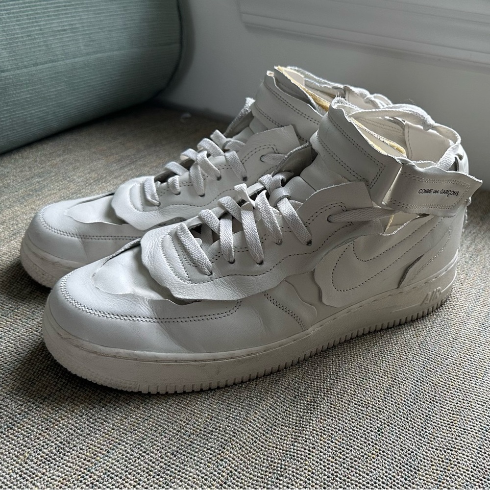 Nike X Comme des Garçons Air Force 1 Mid sneakers - size 12